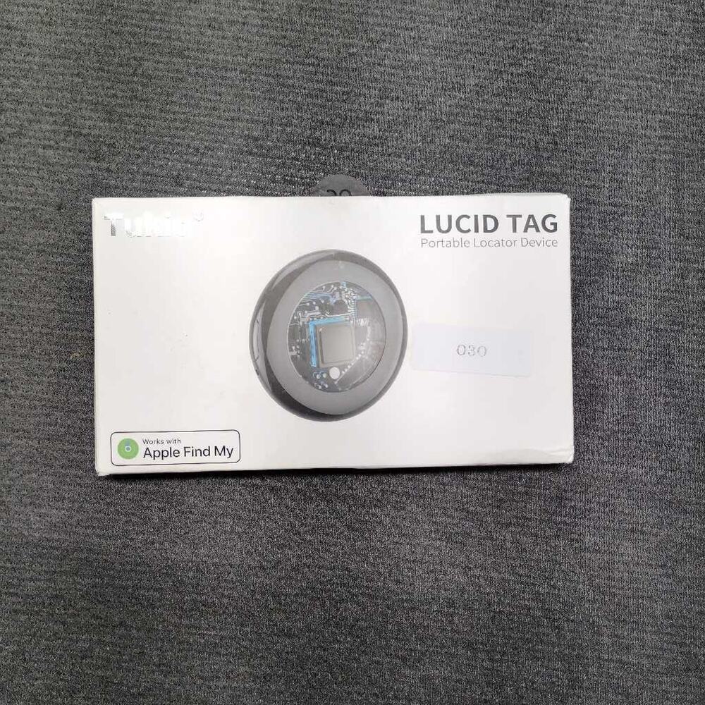 Tukio Lucid Tag 4 Pack Apple Find My Compatible AirTag Alternative MFi Certified